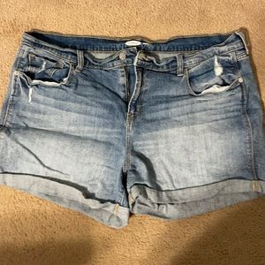 Boyfriend medium wash Jean shorts